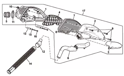 Air intake filter