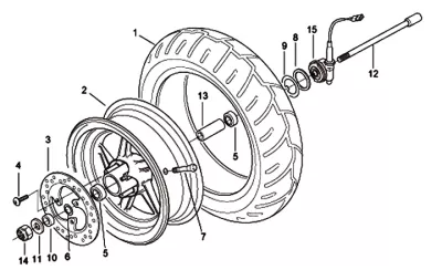 Front wheel