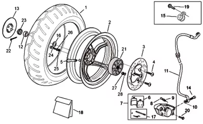 Rear wheel