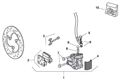 Front brake system (Grimeca)