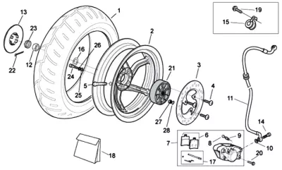 Rear wheel