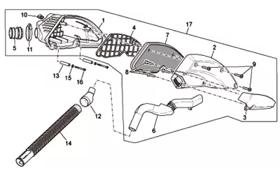 Air intake filter
