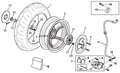Rear wheel