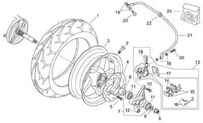Rear wheel