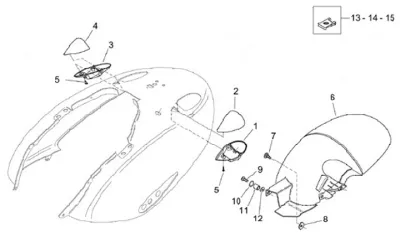 Rear mudguard
