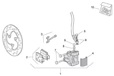 Front brake system (Heng Tong)