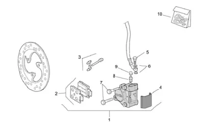 Front brake caliper