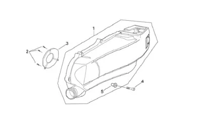 Engine casing cover