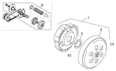 Rear pulley III