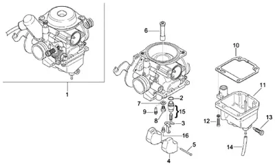 Carburettor parts II