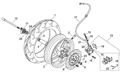 Front wheel