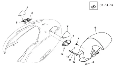 Rear mudguard