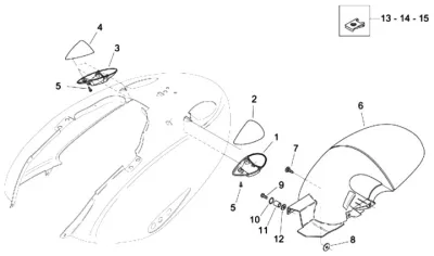 Rear mudguard