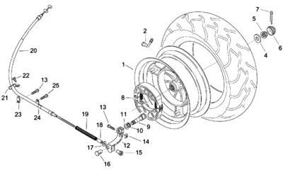 Rear wheel