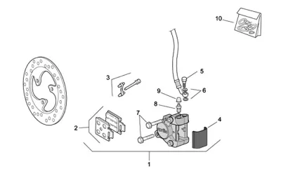 Front brake caliper