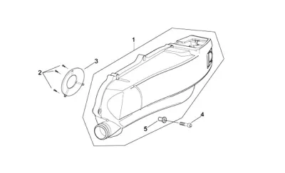 Engine casing cover