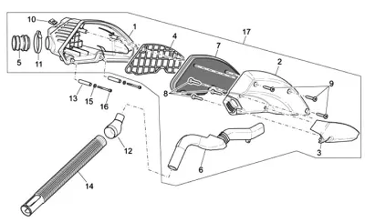 Air intake filter