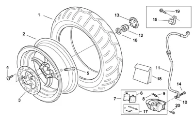Rear wheel