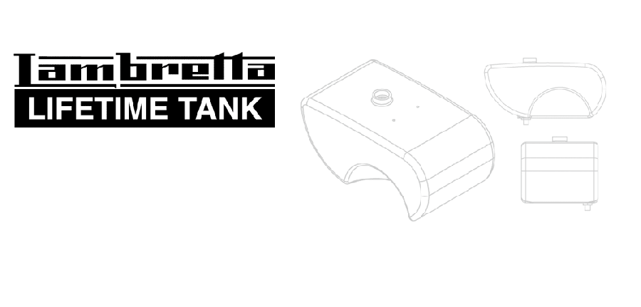 Lambretta Long Range Tank Jet 200 Lifetime XXL