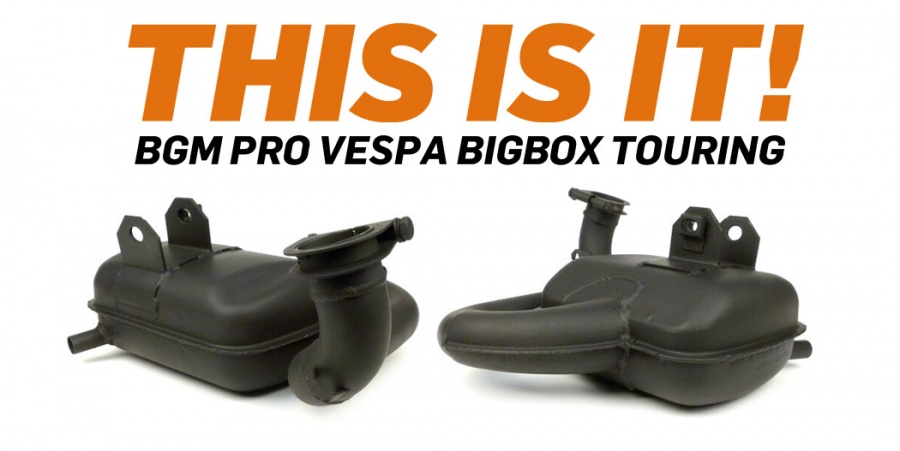 bgm BigBox Touring DER - Touren Auspuff für Vespa jetzt lieferbar