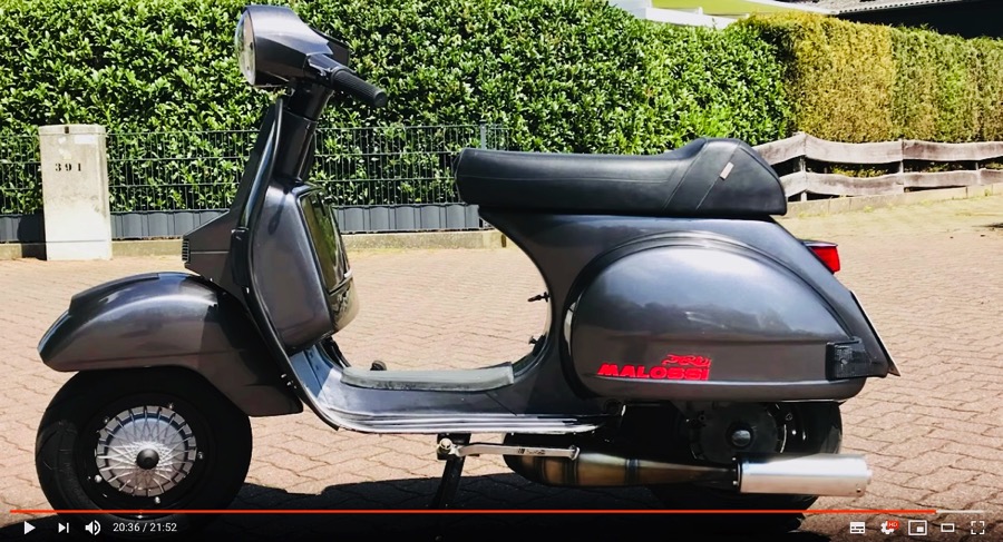 LML Rahmenset für Vespa PX Rahmentausch
