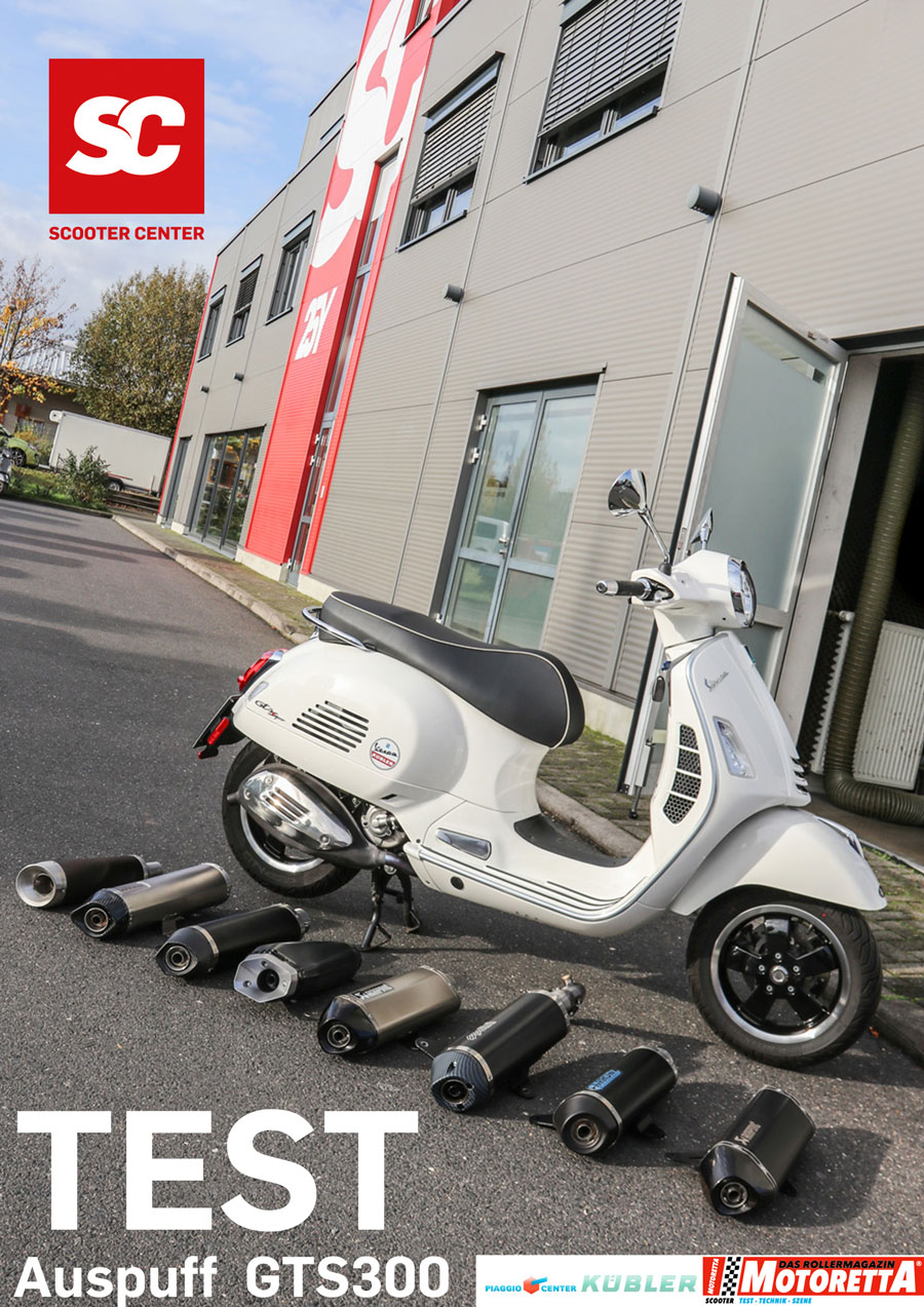 Auspuff Vespa GTS 300 HPE Test