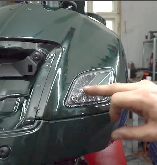 Vespa GTS LED knipperlichten met looplicht