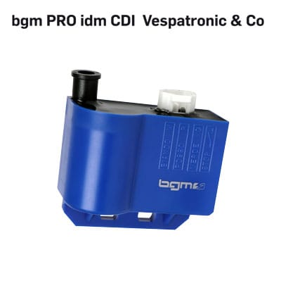 bgm PRO CDI for IGM ignitions such as Vespatronic, Malossi VesPower, Polini IDM, Varitronic, Pinasco Flytech, Parmakit etc