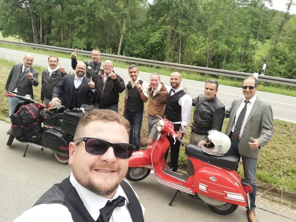 Vespa Gentleman Giro - Markus est arrivé en Suisse
