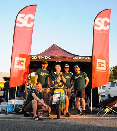 Projekt Paul beim 10-Stunden-Rennen in Magny-Cours | Challenge Scootenthole 2021