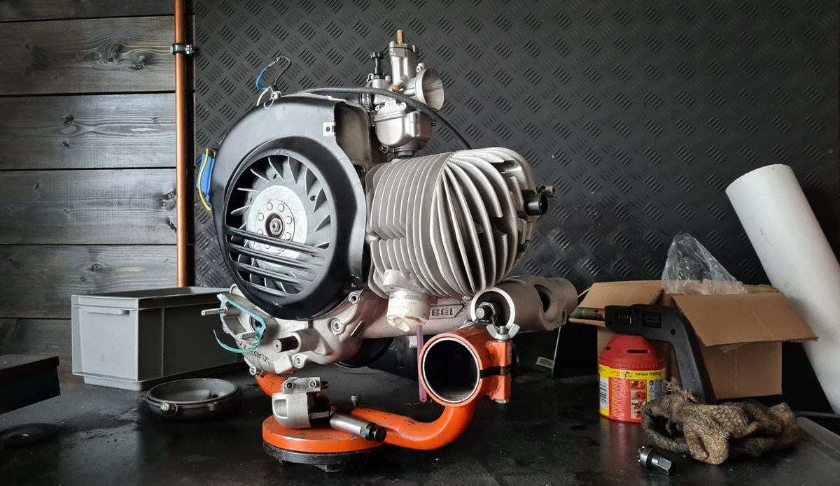 Alex baut einen Quattrini 252ccm Vespa Motor 5