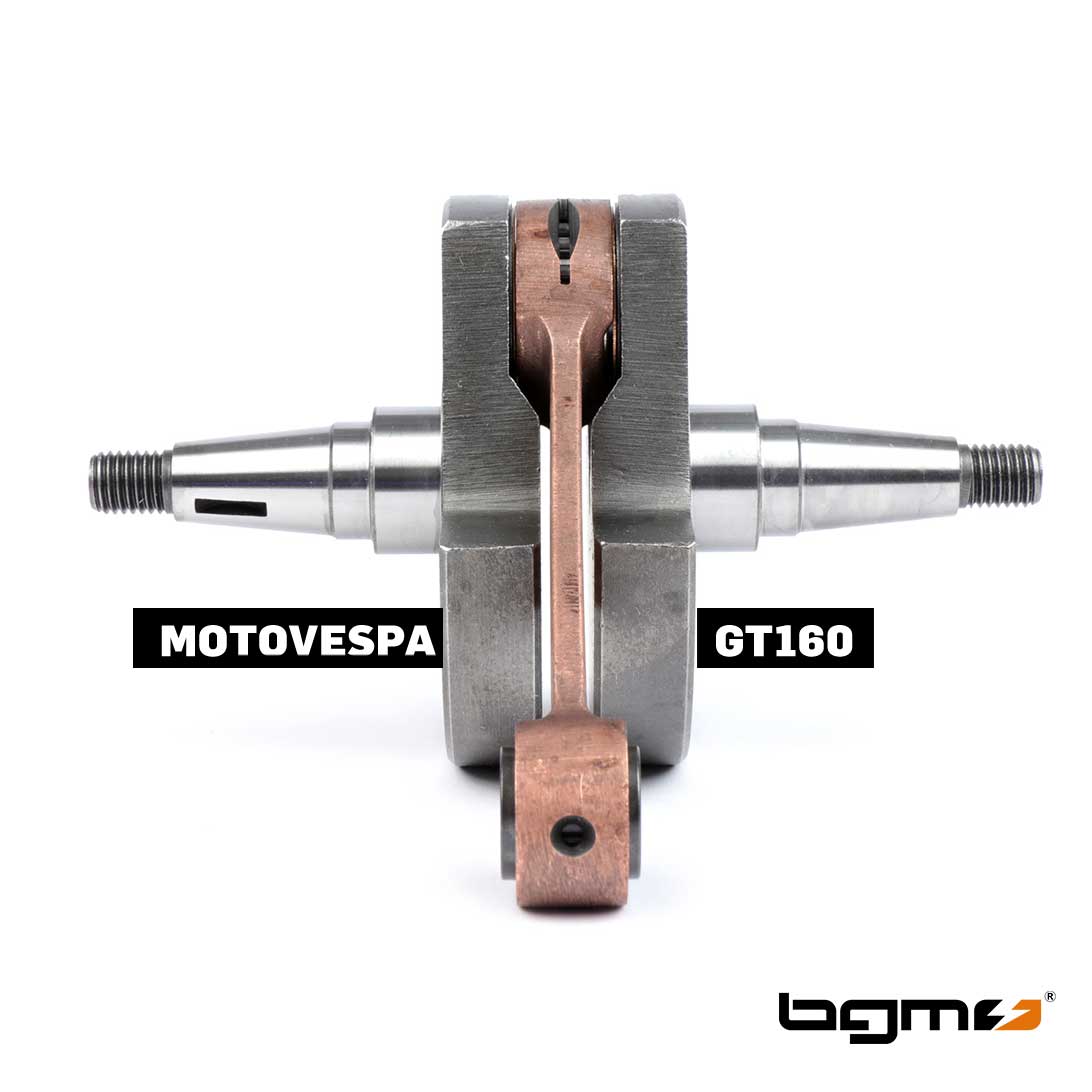 High-quality crankshaft for Motovespa GT160 engines