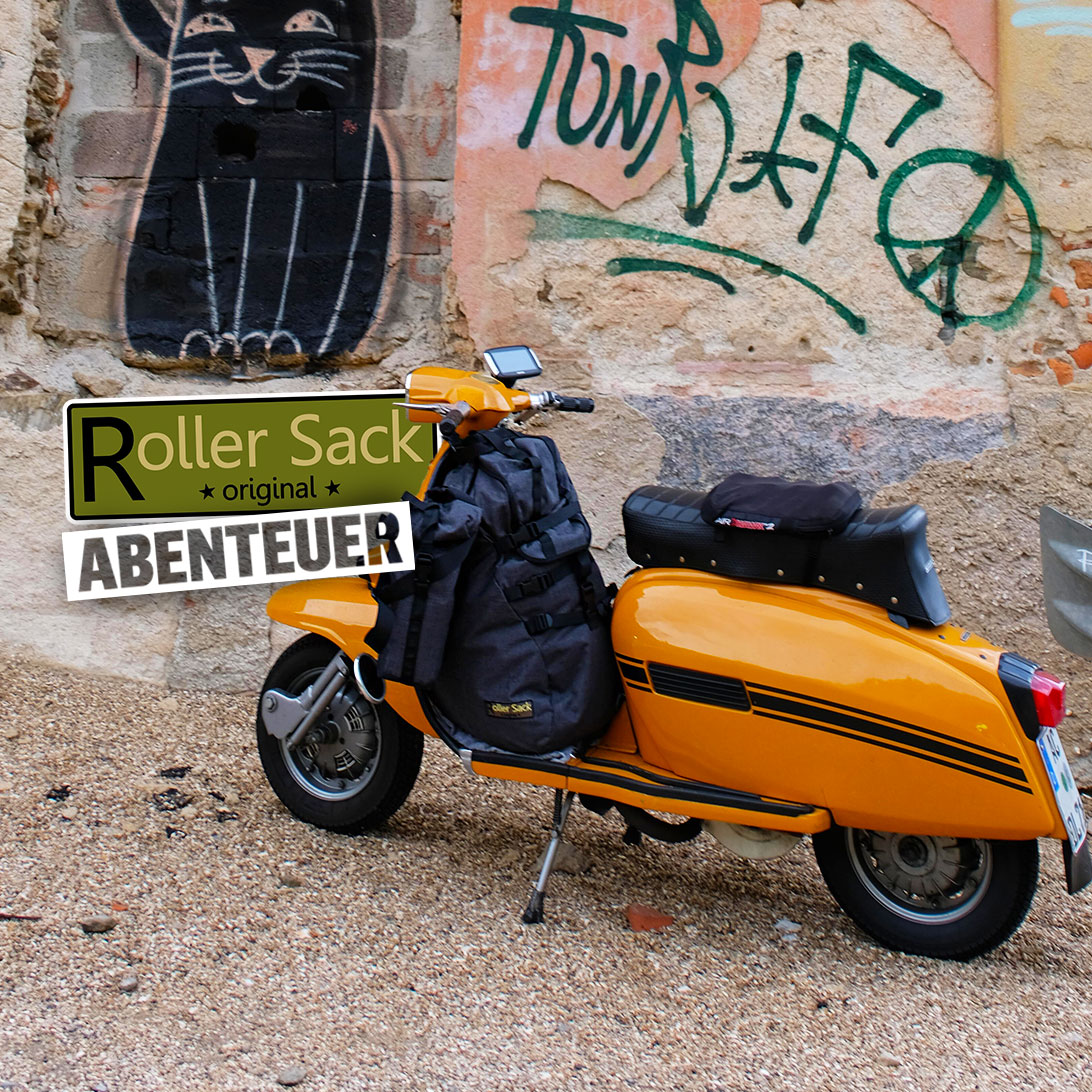 Ideeën voor de volgende tochten of de (R)ollerack *original* in de Lambretta hardheids- en praktijktest