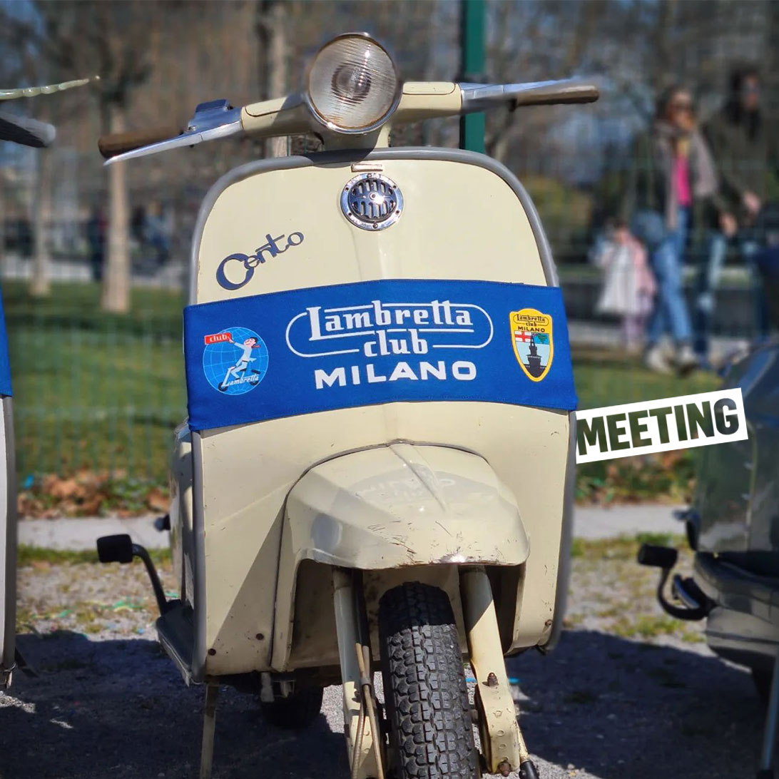Rencontre thématique Lambretta sur la gamme Junior (J50 - Cento - J125) au Lac de Garde