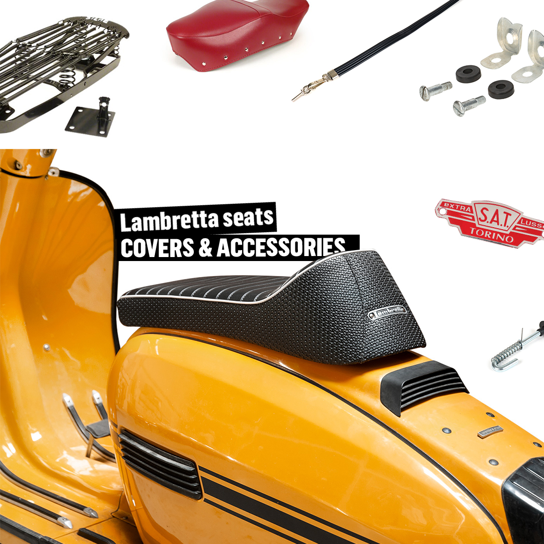 Lambretta seat benches Seat bench cover and accessories