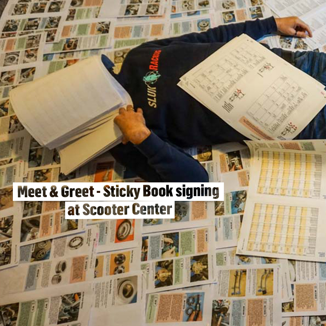 Meet & Greet - Sticky boeksigneersessie bij Scooter Center
