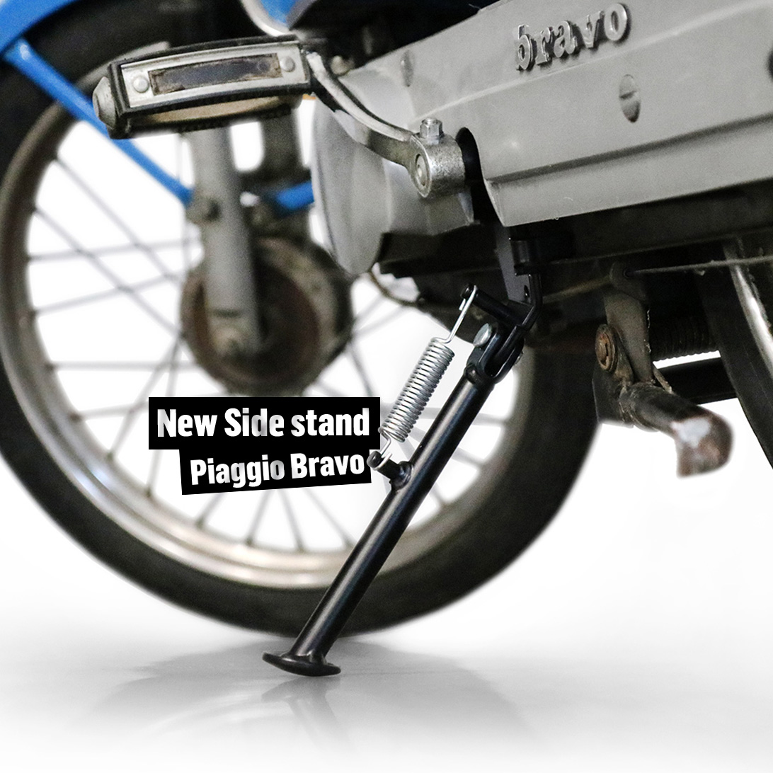 Neue Seitenständer für Piaggio Bravo