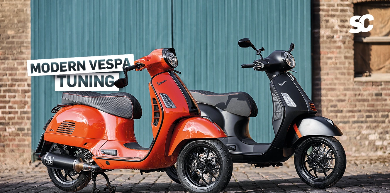 Tuning Vespa moderne - look et performance pour GTS, Primavera & Co.