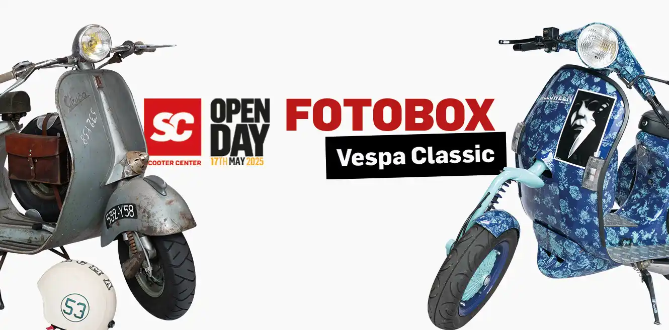 Fotobox #OpenDaySC 2025 Mai - Vespa Classic Edition
