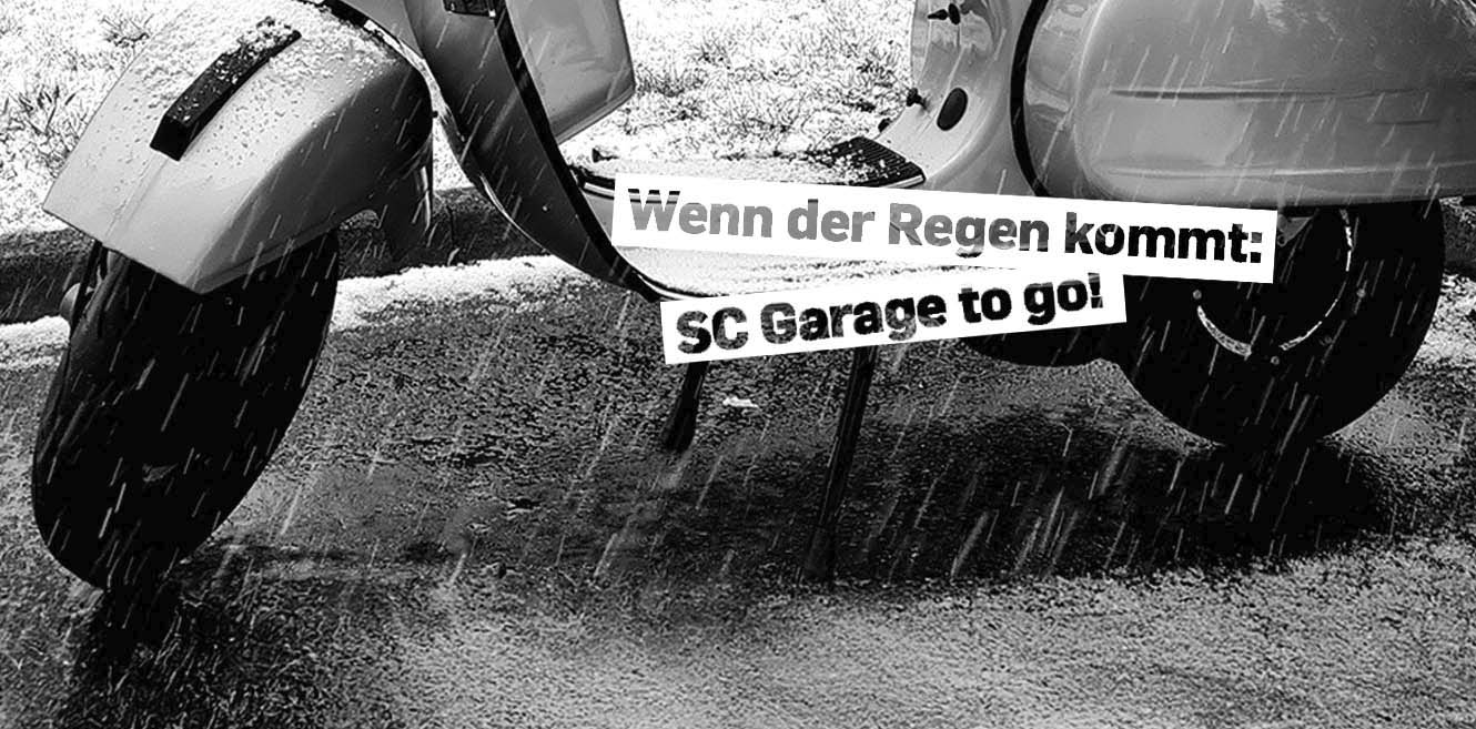 Regenschutz für Sitzbank und Roller