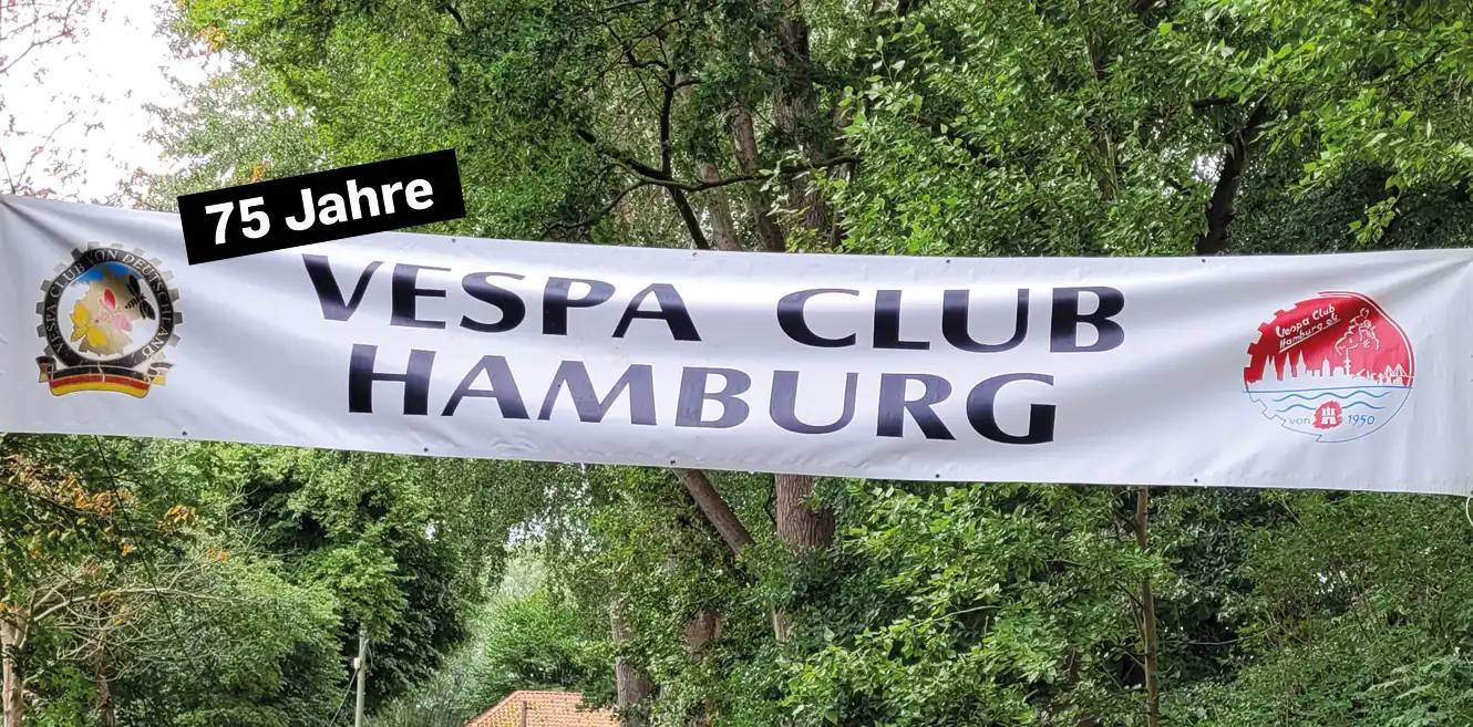 75 Jahre Vespa Club Hamburg e. V. – ein großartiges Jubiläumswochenende an der Elbe