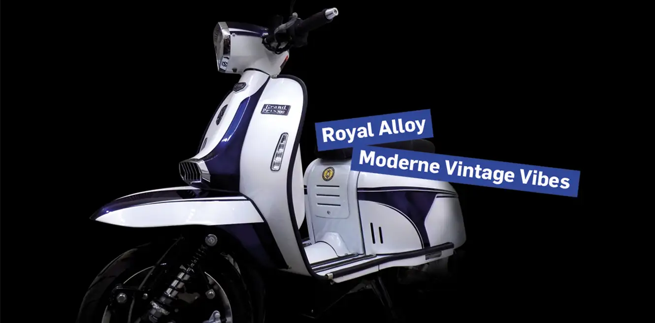 Die Queen ist da – Royal Alloy im Scooter Center
