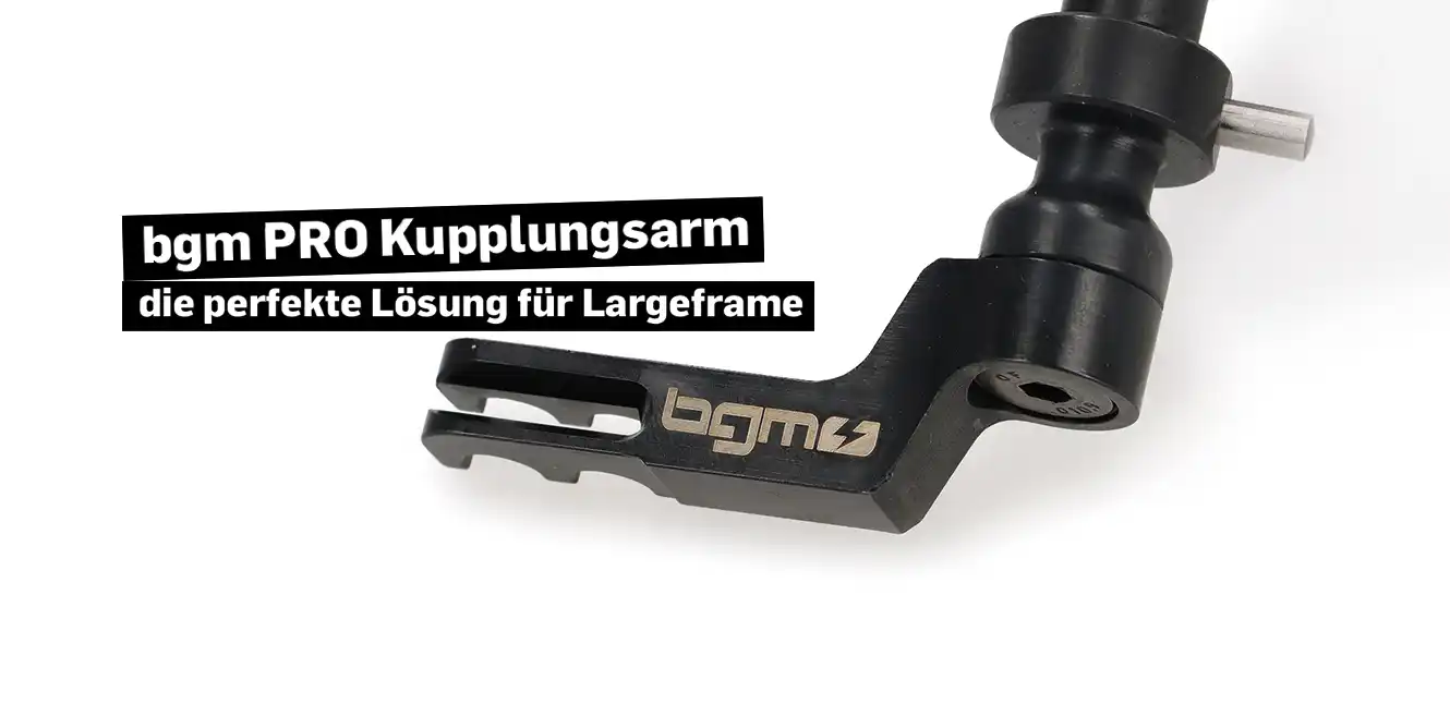 Der bgm PRO Kupplungsarm ist die perfekte Lösung für alle Vespa Largeframe Modelle