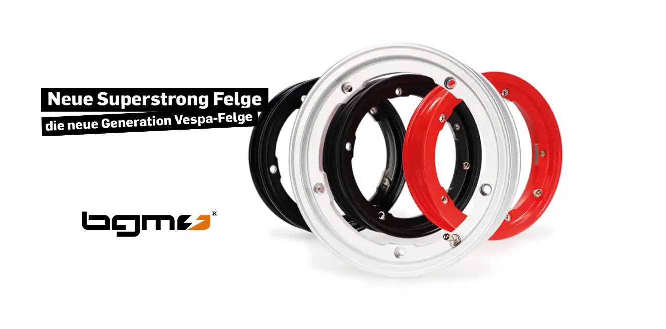 BGM PRO Superstrong – die neue Generation Vespa-Felge