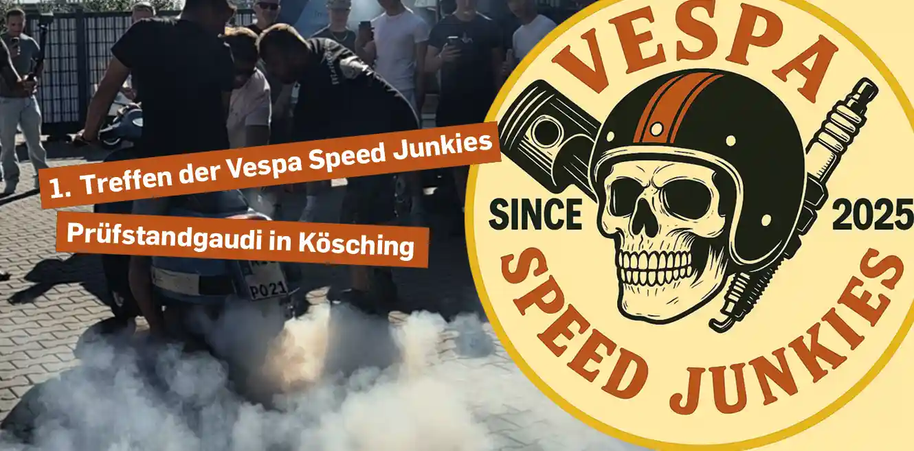 1. Treffen der Vespa Speed Junkies in Kösching