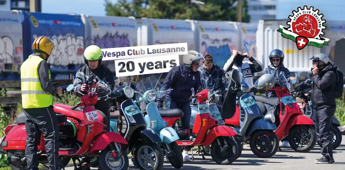 Vespa Club Lausanne - 20ème anniversaire