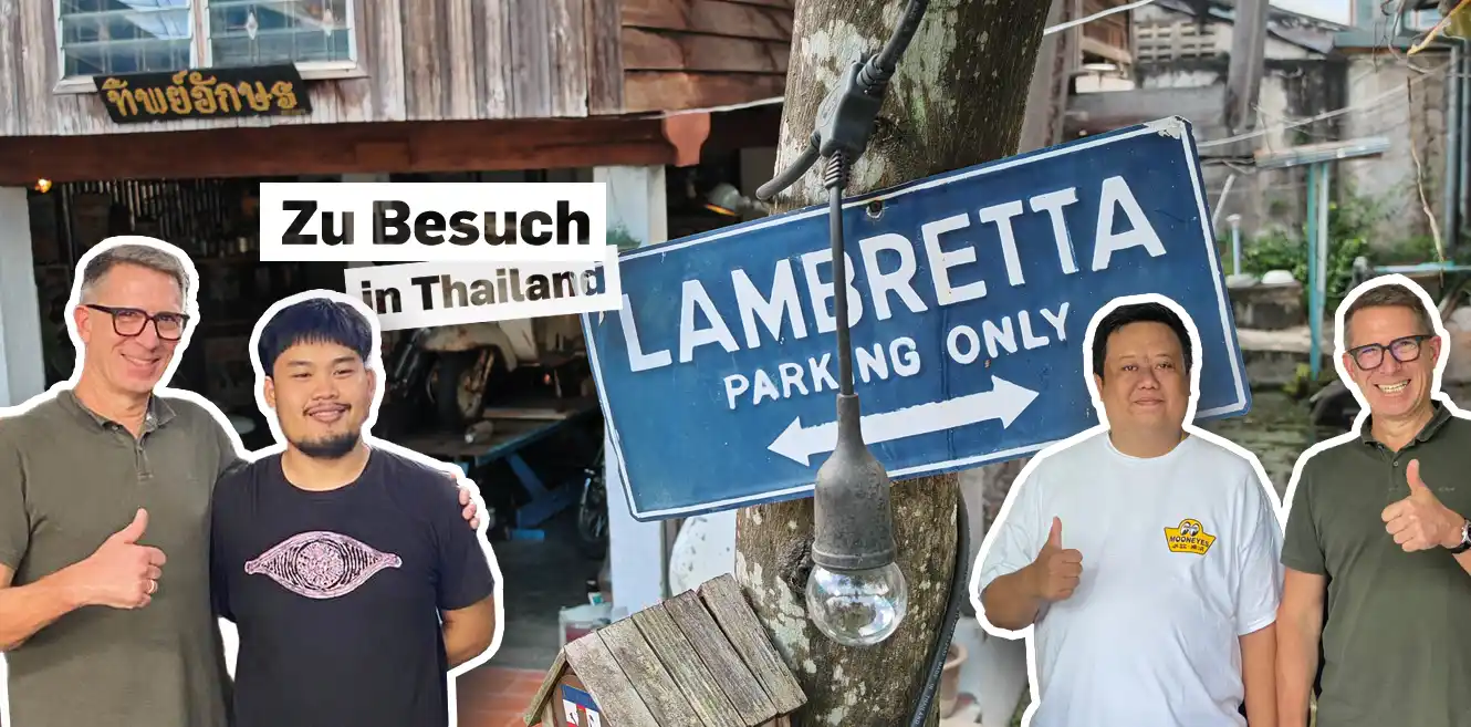 Lampang, Thailand - Privatmuseum und Lambretta-Leidenschaft