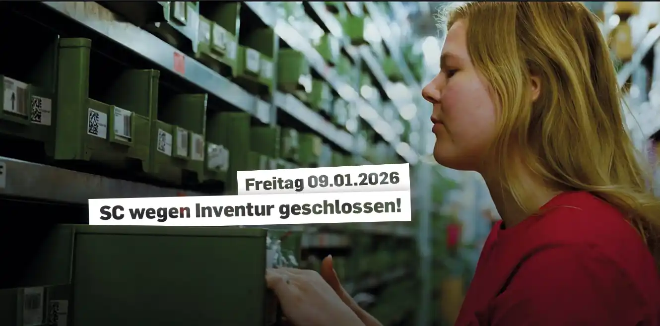 Am Freitag, 09.01.26 wegen Inventur geschlossen!