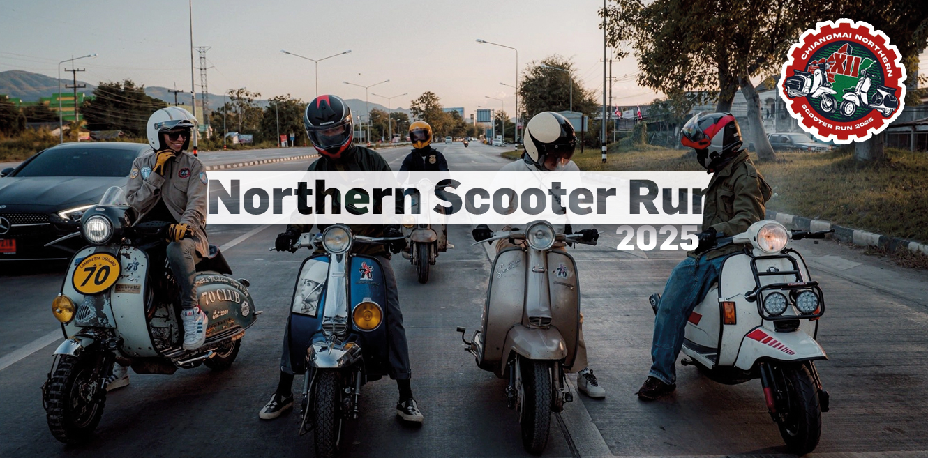 700 km Lambretta-Abenteuer in Thailand: Besuch beim Northern Scooter Run 2025