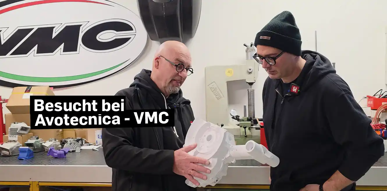 Entre bastidores en VMC (Avotecnica), Italia.